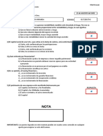 Examen de Entrada - Finanzas Corporativas Ii Eros Steve Zevallos Miranda