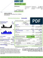 Avis de Facturation: Mensuelle