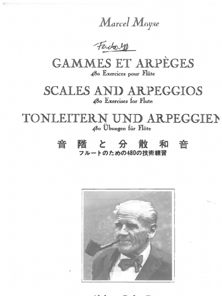 Scales and Arpeggios Marcel Moyse PDF
