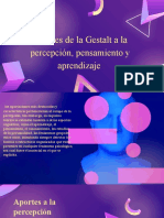 Aportes de La Gestalt