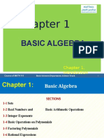 Basic Algebra Chapter 1 Introduction