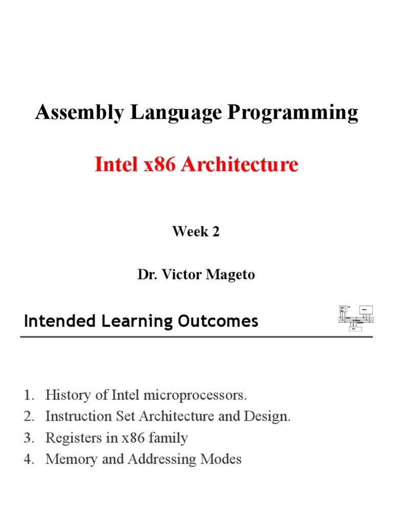 Lec 2-Intel x86 Processor Architecture and Evolution | PDF ...