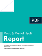 Influence of Music On Mental Health