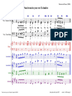 4 (PU) Nous Levons Les Yeux Vers Ta Lumière (Orchestré 4 Voix)