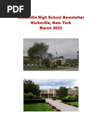 Hicksville High School Newsletter Hicksville, New York March 2022