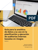 Guía para La Analítica de Datos y Su Uso en La Planificación y Ejecución de Auditorías Internas Basadas en Riesgos - Versión 1 - Diciembre de 2021