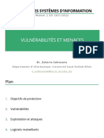 Vulnérabilités Et Menaces: Sécurité Des Systèmes D'Information