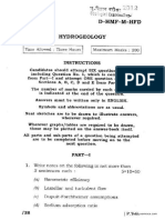 Groundwater hydrogeology examination guide