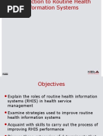 Routine Health Information Systems