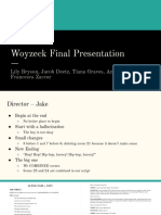 Woyzeck Final Presentation: Lily Bryson, Jacob Deetz, Tiana Graves, Amelia Tam, & Francesca Zaccor