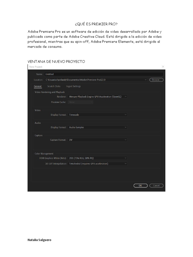 Introducción a Adobe Premiere Pro | PDF | Multimedia | Vídeo