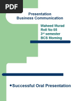 Download Business Communication Oral Presentation by Waheed Murad SN56176303 doc pdf