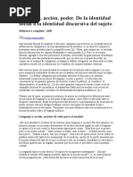 Charaudeau - de La Identidad Social A La Identidad Discursiva. 2005