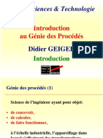 Genie Des Procedes