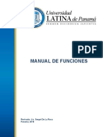 Manual de Funciones