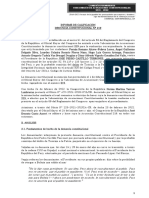 Informe de La Subcomisión de Acusaciones Constituciones Sobre Caso Pedro Castillo