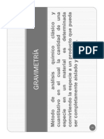 Análisis Gravimétrico: Determinación de masa para cuantificar analitos