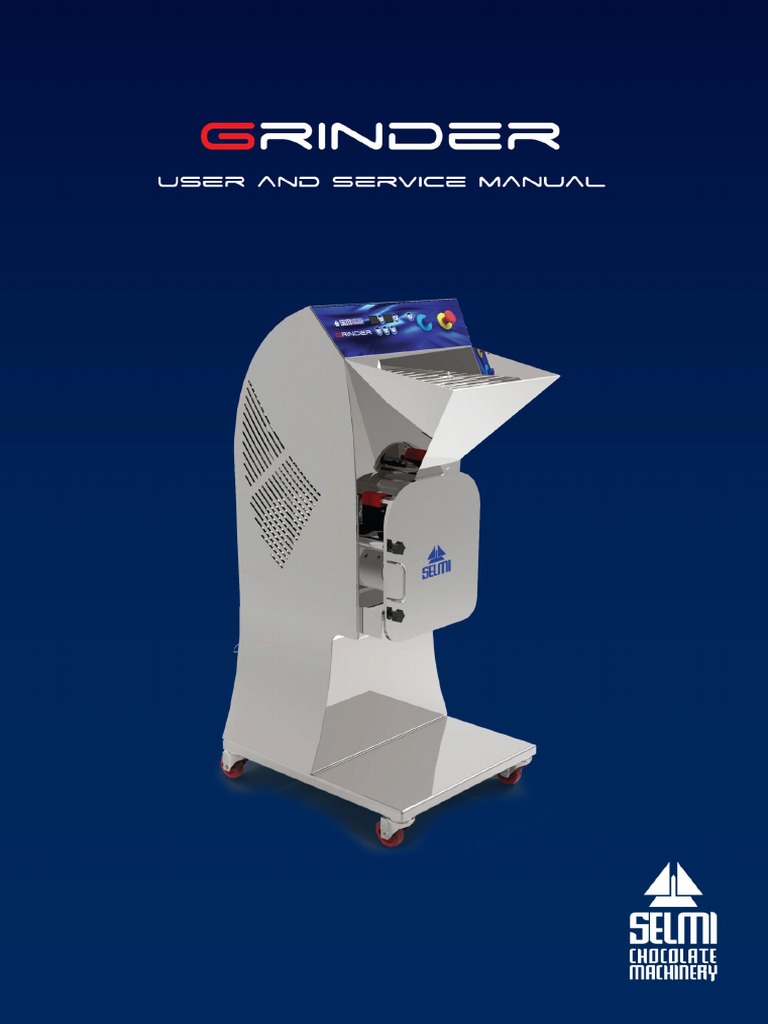 Service Manual GRINDER INGLESE PDF Safety Mill (Grinding)