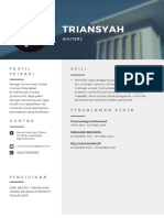 Blue and Black Modern Resume