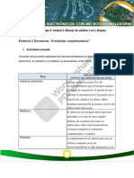 Evidencia 3 Documento Actividades Complementarias Unidad 3