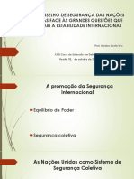 2 O Conselho de Seguranca Das Nacoes Unidas Face As Grandes Questoes