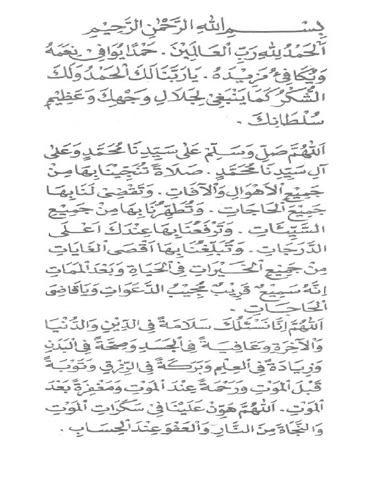 Contoh Doa Setelah Sholat | PDF