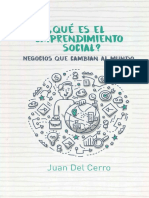 Que es el Emprendimiento Social - Juan Del Cerro