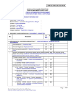 Registration Checklist Document Variation of New Drug and Copy Drug, Jul-2012