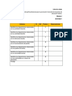 Lista de Cotejo Actv. 1