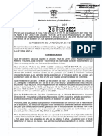 Decreto 290 Del 28 de Febrero de 2022 