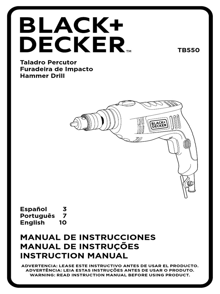 Taladro Percutor manual