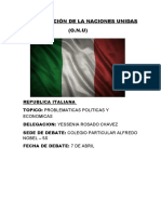 Informe de Italia