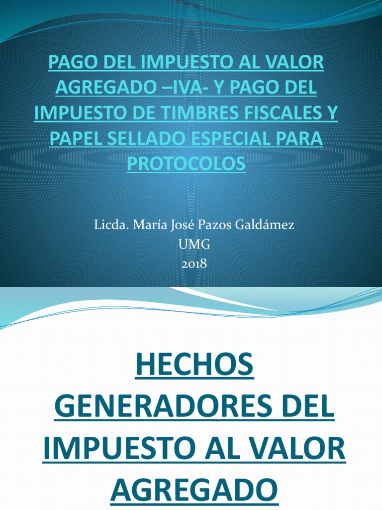 Pago Del Iva y Pago de Timbres Fiscales | PDF | Impuestos | Impuesto al ...