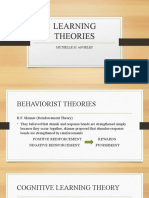 LEARNING THEORIES