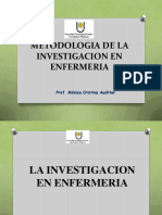 Metodologia de La Investigacion en Enfer