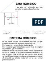 Rombico Monoclinico y Triclinico