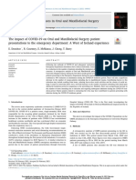 The Impact of COVID-19 On Oral and Maxillofacial Surgery Patient Presentations To The Emergency Department - A West of Ireland Experience