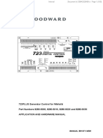 723PLUS Generator Control For Wärtsilä Part Numbers 8280-5000, 8280-5010, 8280-5020 and 8280-5030 Application and Hardware Manual