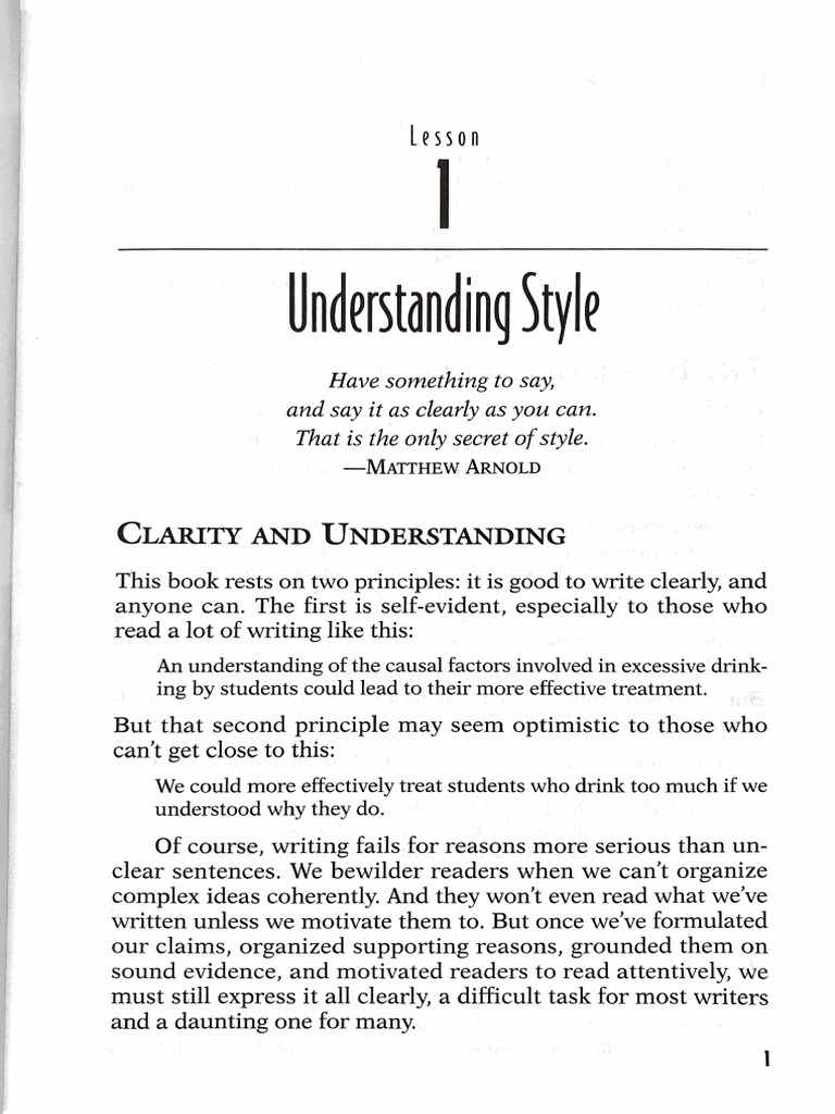 Style Ch1 | PDF