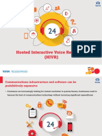 Hosted Interactive Voice Response (HIVR)