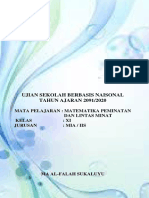 Soal PM Dan LM Matematika DAN KUNCI 2019 2020 PDF