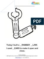 Name: - : Today I Built A - RABBER - LAW I Used - EARS To Make It Open and Close