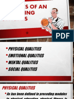 G9-Pe Qualities of Officiating Officials