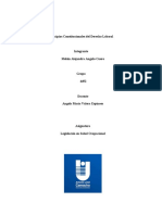 Principios Constitucion Del Derecho Laboral