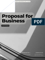 Minimalist Multipurpose Business Proposal