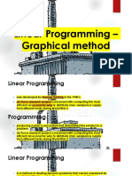 Graphical Solution Method for Linear Programming Problems