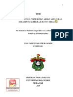 Tesis: The Settlement Pattern Changes Due To Acculturation at Kuper Village of Merauke Regency