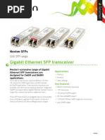 Gigabit Ethernet SFP Transceiver: Nevion Sfps