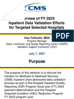 FY23 Inpatient Data Validation Efforts