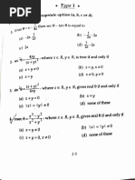 Type 1: Real (B) Ixl Lyl #0 C) X+y 0, X #0